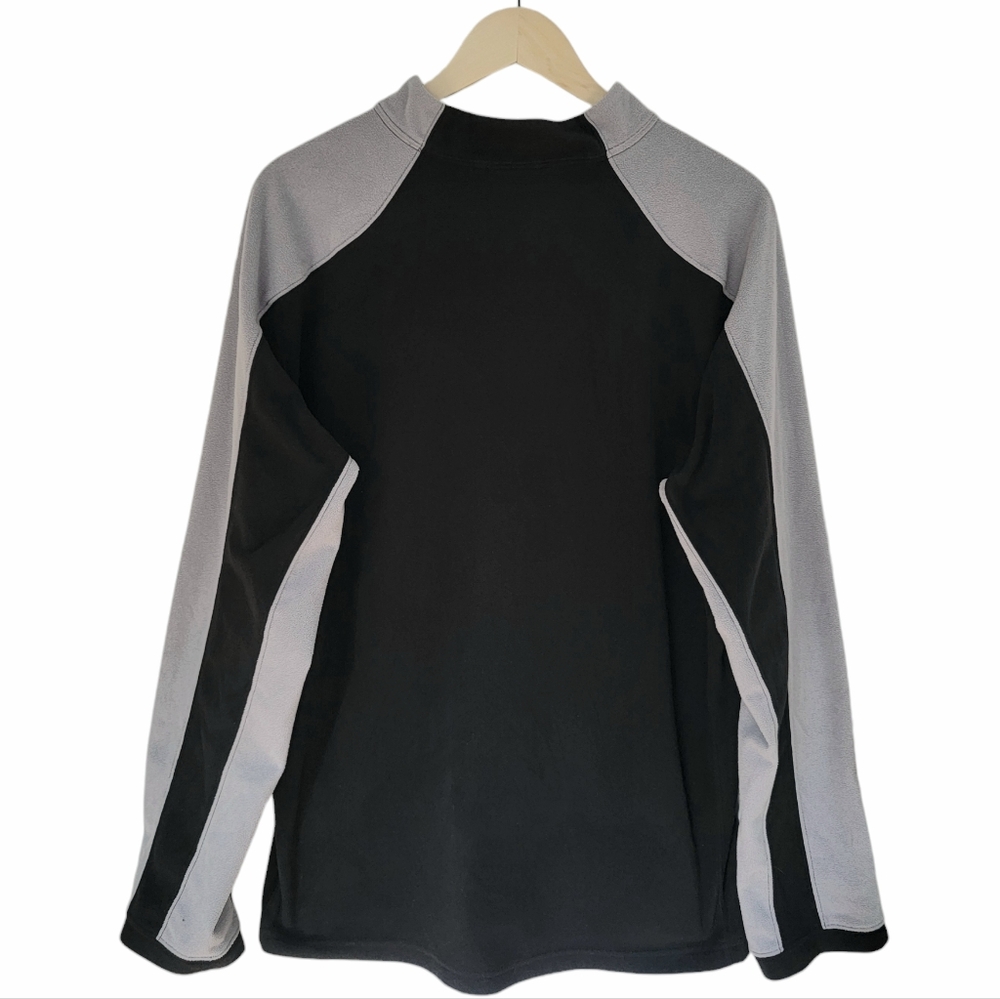 The North Face TKA 100 Fleece 1/4 Zip Pullover Black Gray Lightweight Me… - Picture 5 of 17